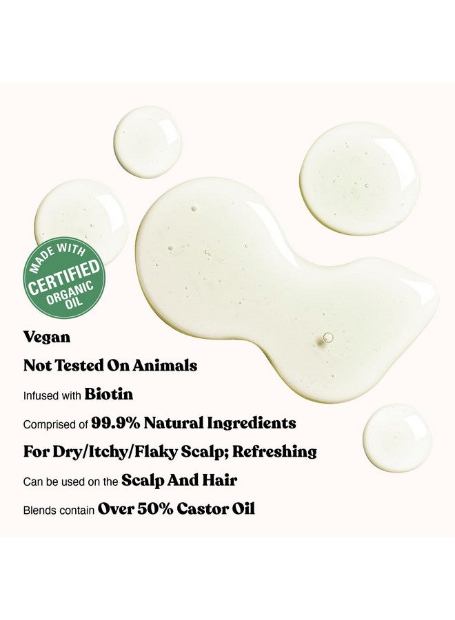 Red by Kiss Professional 99.9% Natural Hair Oil, Organic Vegan Oil Blend for Dry & Itchy Scalp Relief, Hydrating Biotin Infused, Nourish Add Shine & Smooth Hair (Tea Tree, 2.5 Fl Oz)