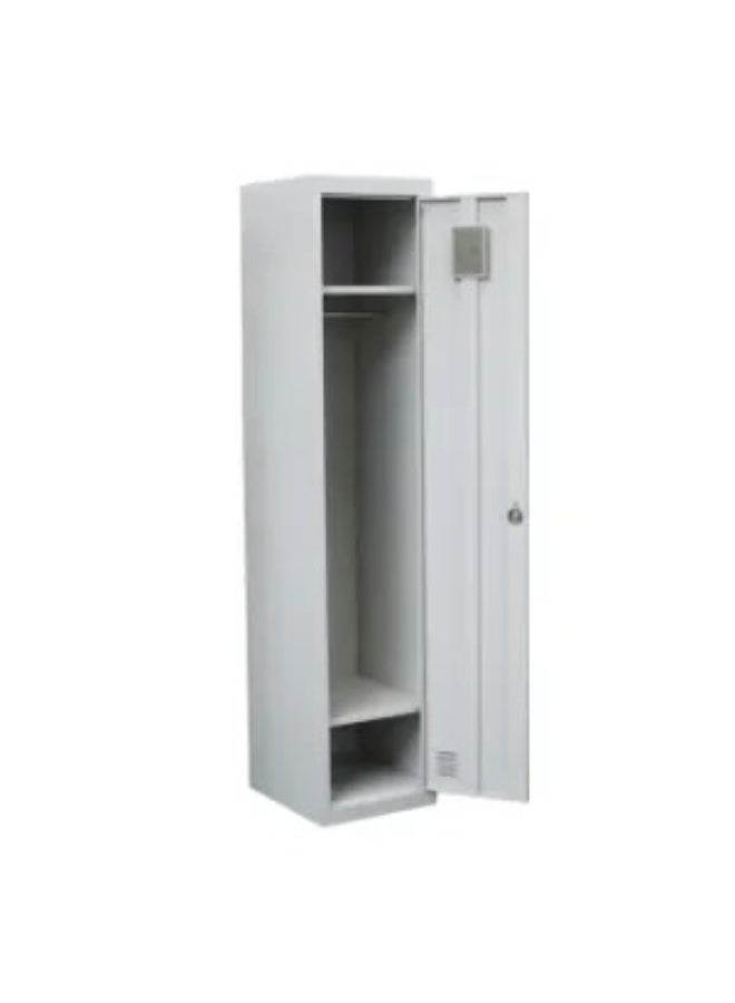 نافار فرنتشر خزانة TG-1 ذات طابق واحد | أبعاد التركيب: الارتفاع ١٨٣ سم × العمق ٤٥ سم × العرض ٤٠ سم | السُمك: ٠.٤ مم/٠.٥٥ مم | الوزن الإجمالي: ١٧ كجم | الخامة: فولاذ | اللون: رمادي - Image 2