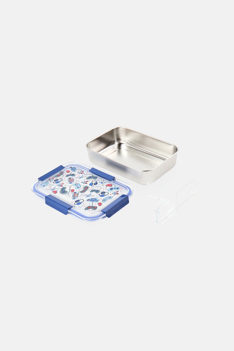 Joe Boxer Kids Graphic Print Lunch Box, Blue - Image 3