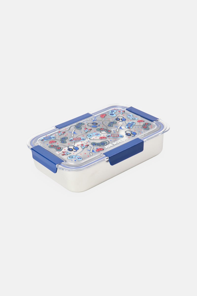 Joe Boxer Kids Graphic Print Lunch Box, Blue - Image 1