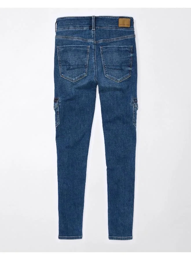 امريكان ايجل High Waist Ripped Jeggings