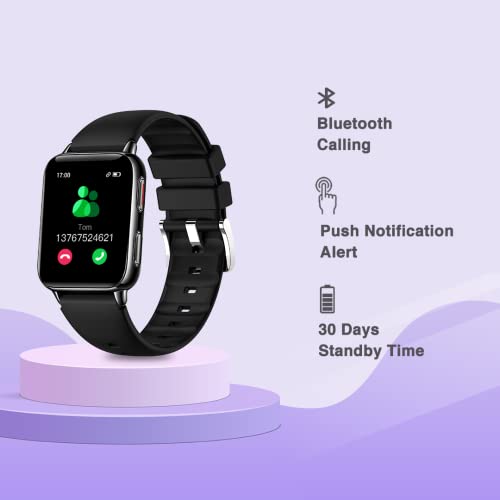 Mustard Magma Smart Watch with 1.8" Amoled Display, Bluetooth Calling, Water Proof IP68, 100+ Sports Mode, 150+ Watch Faces, Dedicated Spo2, and Dynamic Heart Rate Analysis,(Black) - Image 3