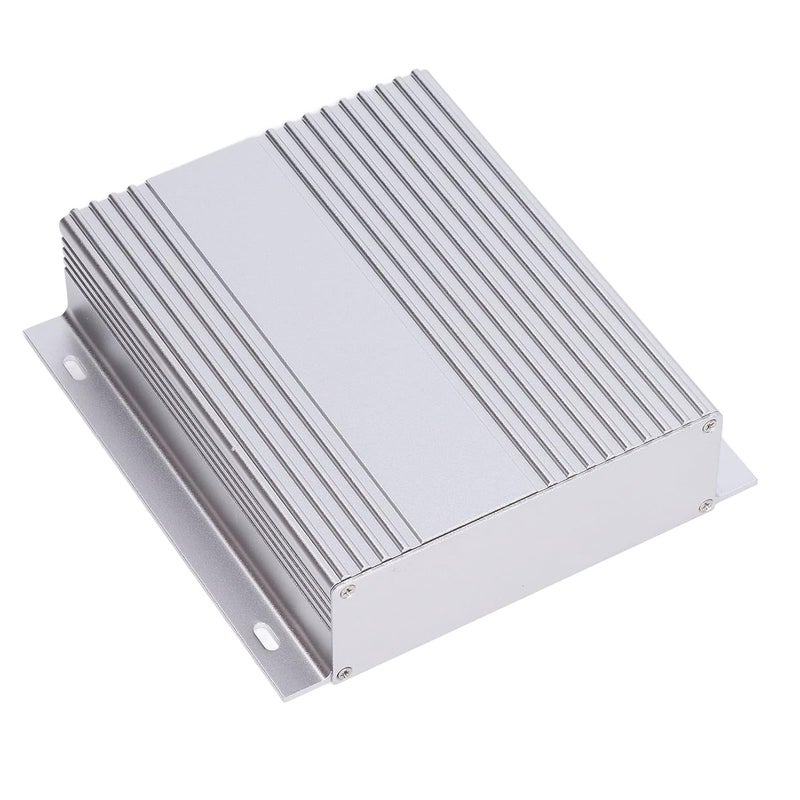 صندوق مشروع سبائك الألومنيوم 41x147x150مم فضي غير لامع لحماية الوصلات الكهربائية الخارجية - Image 3