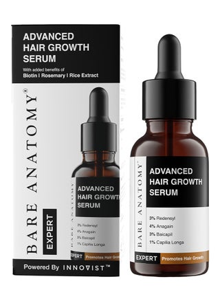 Bare Anatomy Advanced Hair Growth Serum | 3% Redensyl + 4% Anagain + 3% Baicapil + 1% Capilia Longa, Rosemary, Biotin & Rice Extract | Hair growth & Hair fall control serum for Women & Men | 30mL - pzsku/Z07758B31B89A0C3BE880Z/45/1742637169/36a9618b-17cc-441a-9575-3af776e0443e