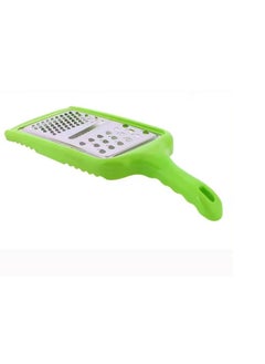 Vegetable cutter, garlic and onion grater, and cheese grater, made of stainless steel and plastic handle for easy carrying, 3*1, green color - pzsku/Z0775A0304CD54380ED43Z/45/_/1740391363/1044509d-fb80-4daa-b286-8d67facf1e0e