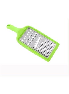 Vegetable cutter, garlic and onion grater, and cheese grater, made of stainless steel and plastic handle for easy carrying, 3*1, green color - pzsku/Z0775A0304CD54380ED43Z/45/_/1740391373/c8dc1d74-3d02-41a4-b1ee-6a48efe3c538