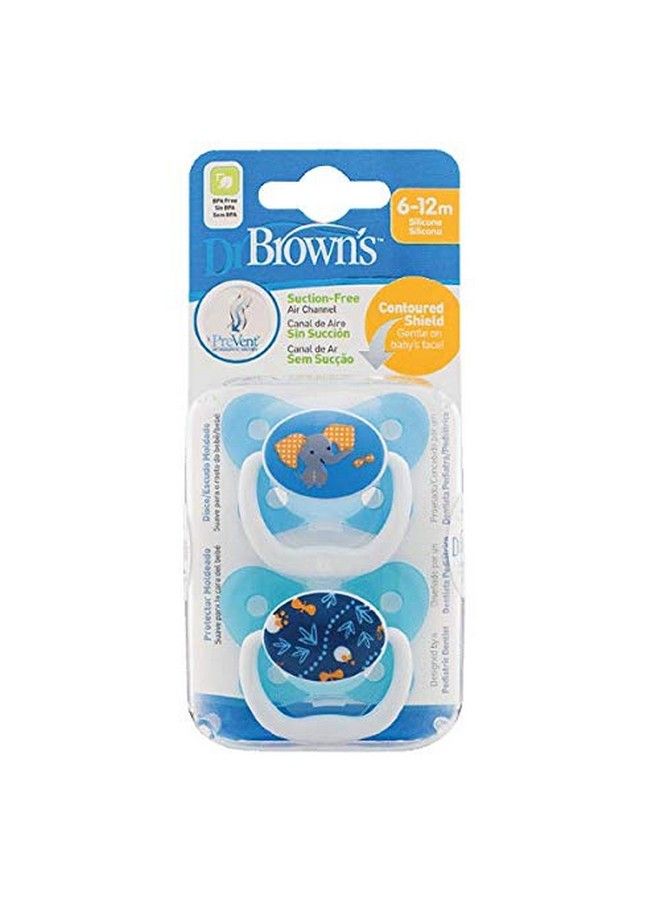 db Dr. Brown'S Prevent Butterfly Shield Pacifier Blue (Pv22402) - Image 1