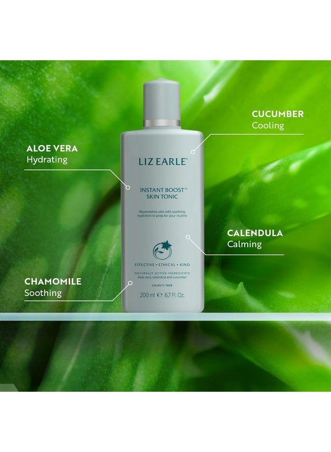 Liz Earle Instant Boost Skin Tonic Face Toner - Hydrating Facial Toner for Dry Skin Enriched with Aloe Vera, Soothing Calendula & Vitamin E to Refresh and Revitalize Complexion (200 ml) - Image 2