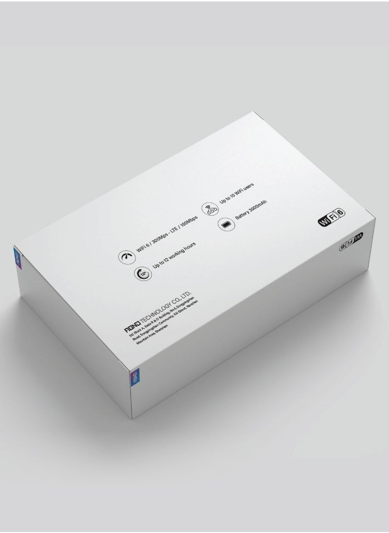 AGNO - Pocket WiFi 6 Router 7S - Unlocked All Network 3000 mAh - Image 1