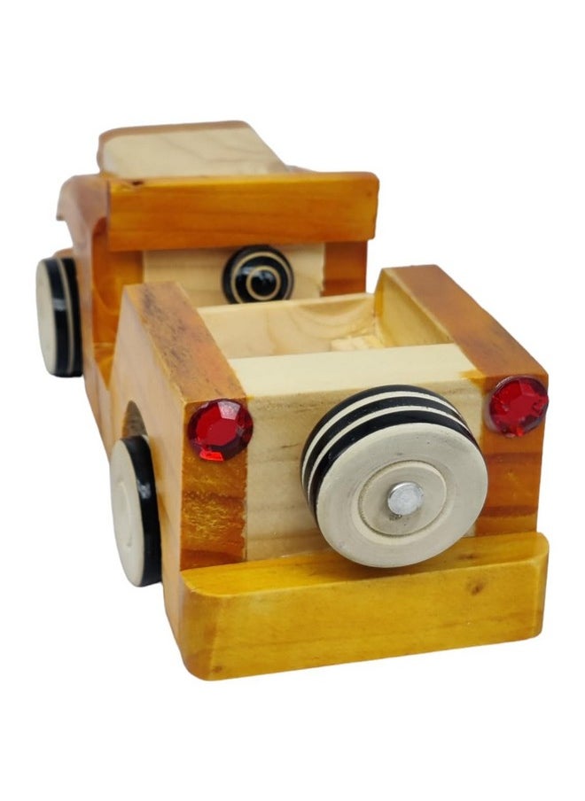 Smartcraft Smartcraft Wooden Jeep Showpiece for Kids Toy Home Decoration Functional Gift Handcarved Wooden Jeep Toy Perfect Home Decor Showpiece  - Image 2