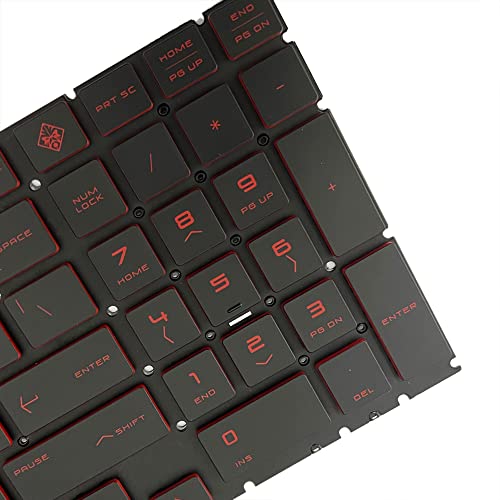 GinTai Keyboard Backlit US for HP Omen 15-DC 15-DH 15-DC1018ca 15-DC1008ca DC-0108TX 15-dc0087nr 15-dc0010nr 15-dc0053nr 15-dc0020nr 15-DH002NR 15-DH001 15-DH0161TX TPN-Q211 - Image 4