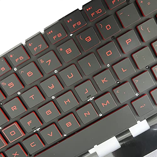 GinTai Keyboard Backlit US for HP Omen 15-DC 15-DH 15-DC1018ca 15-DC1008ca DC-0108TX 15-dc0087nr 15-dc0010nr 15-dc0053nr 15-dc0020nr 15-DH002NR 15-DH001 15-DH0161TX TPN-Q211 - Image 5