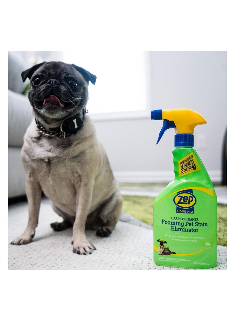 زيب مزيل بقع الحيوانات الأليفة الرغوي زيب هوم برو، 24 أونصة - Image 2