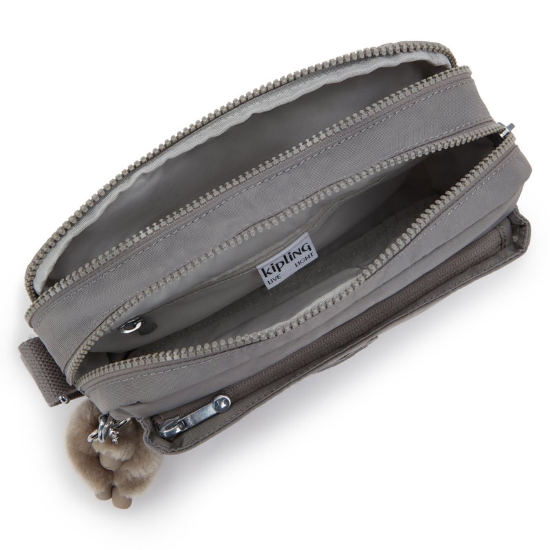 kipling Abanu M Inviting Grey Medium Crossbody - Image 3