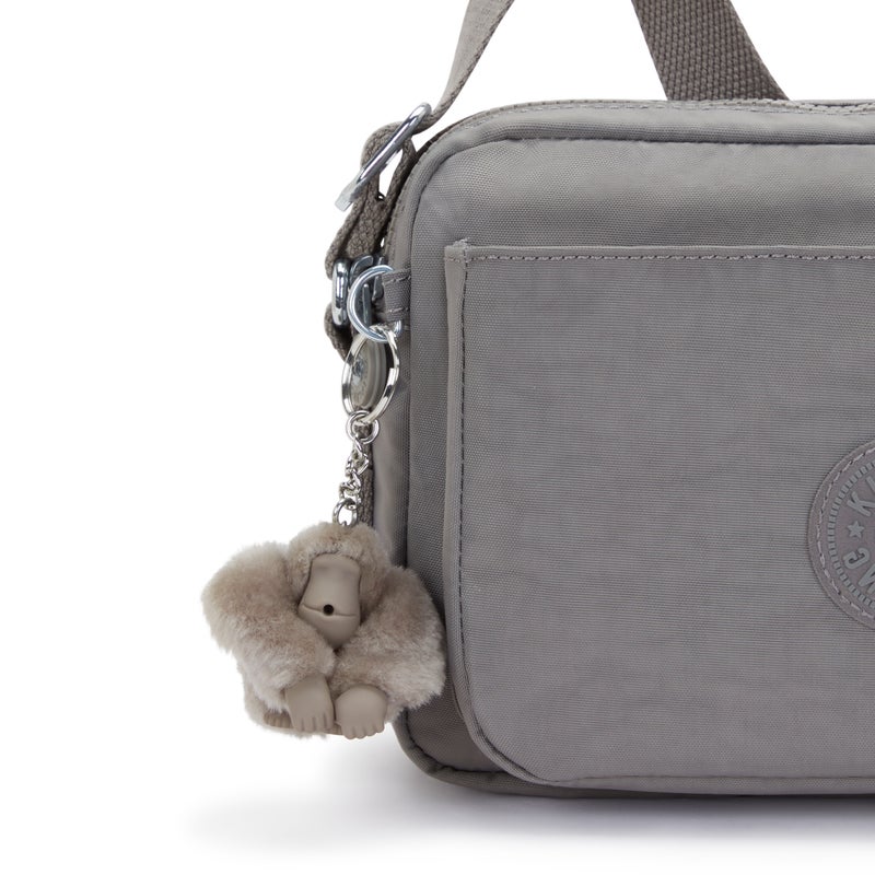 kipling Abanu M Inviting Grey Medium Crossbody - Image 5