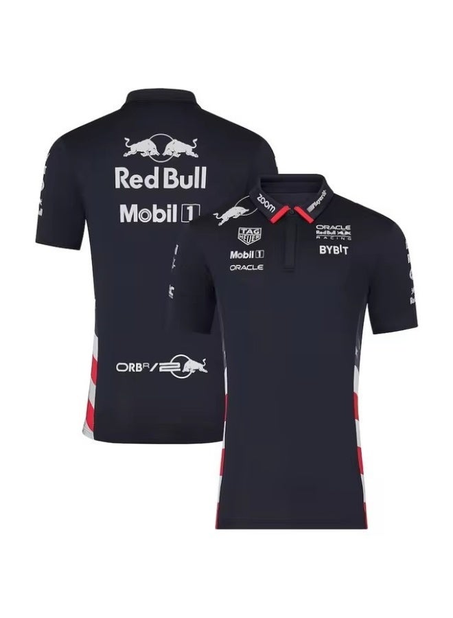 Red Bull تي شيرت بولو قصير الأكمام عالي الجودة من ريد بول - Image 1