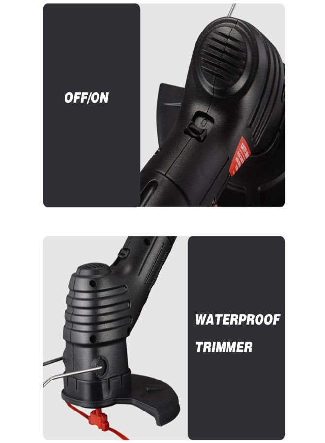 Bionic Cordless Electric Lawn Mower Handheld Portable Lightweight Mowing Machine Trimmer USB Rechargeable Electric Mower Weed Eater - Image 4