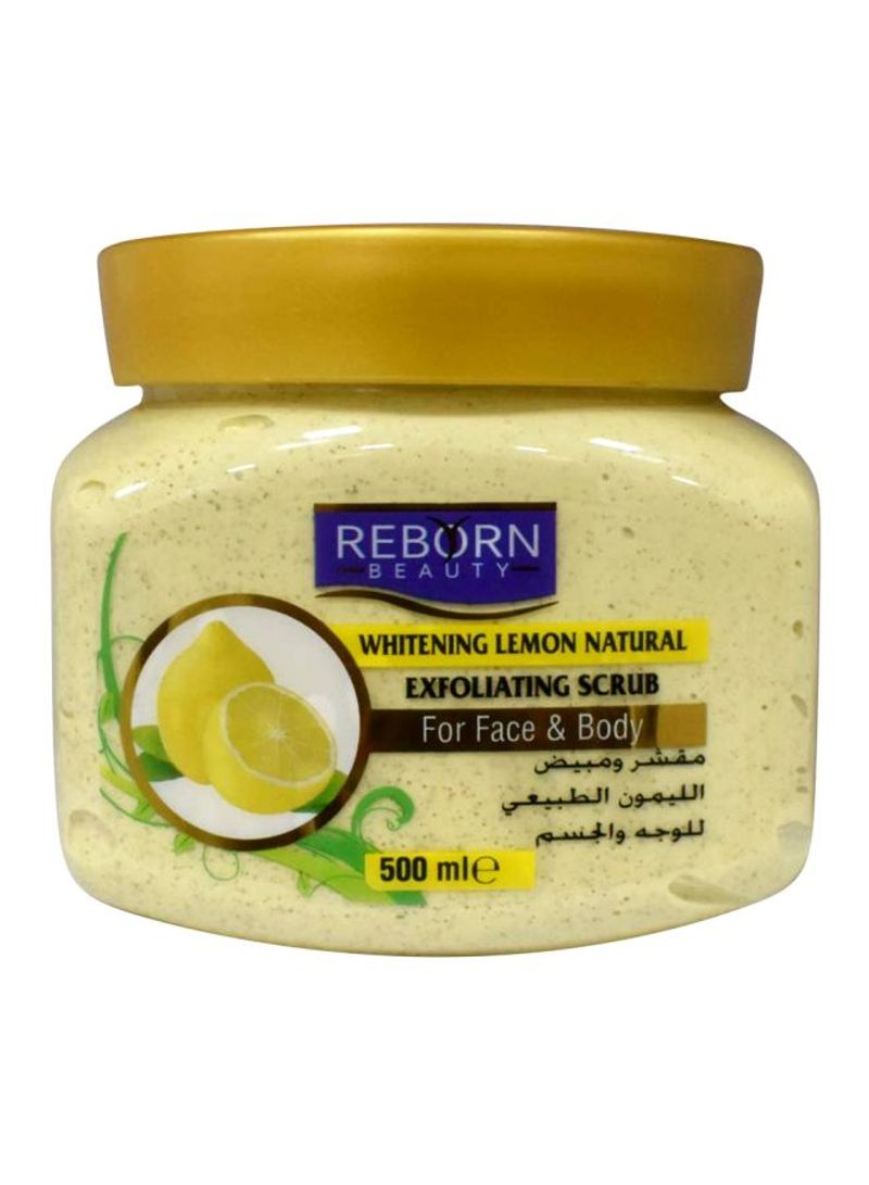 Whitening Lemon Natural Exfoliating Scrub 500ml