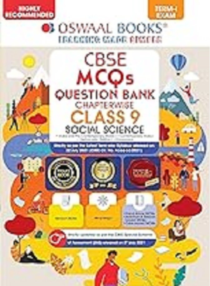 Oswaal CBSE MCQs Question Bank For Term-I, Class 9, Social Science (With the largest MCQ Question Pool for 2021-22 Exam)
