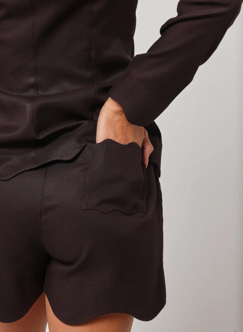 Ashita Fernandes Tailored Feminine Fit shorts