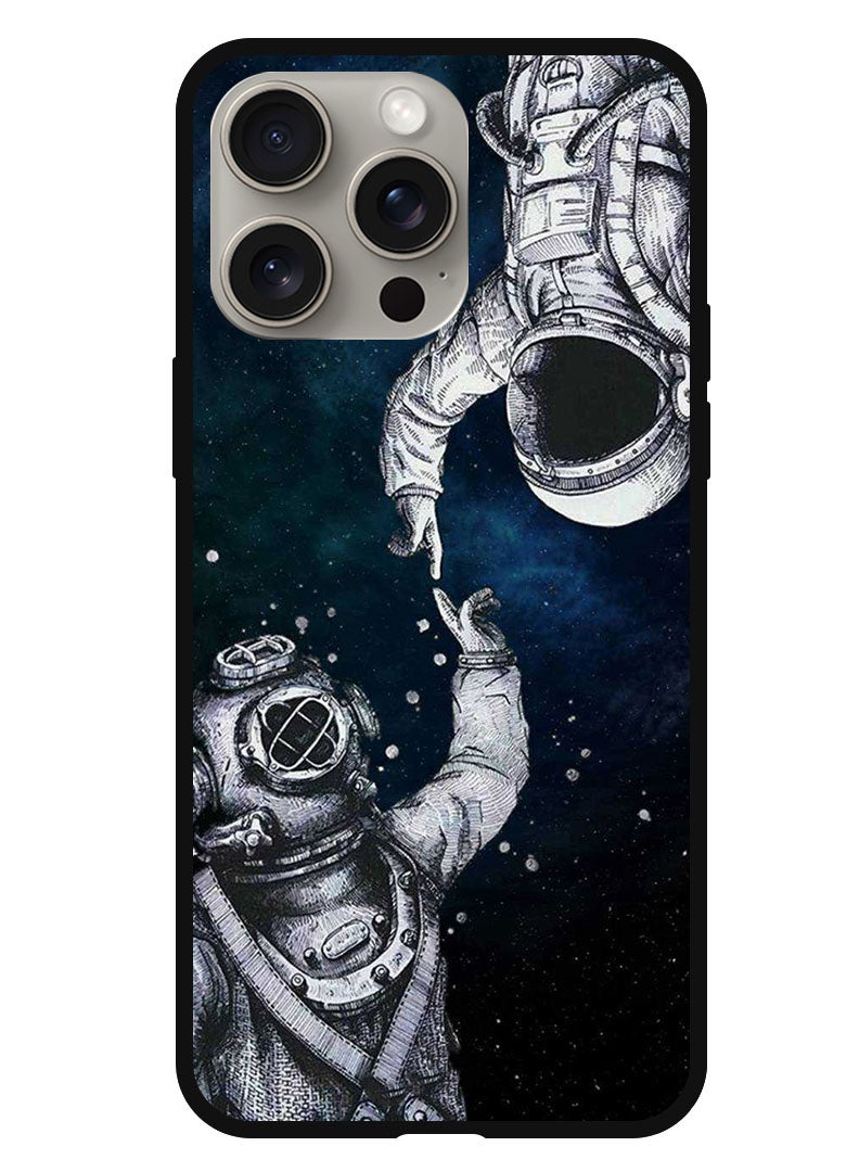 Theodor Protective Case Anti Scratch Shock Proof Bumper Cover For iPhone 15 Pro Max Astronaut And Diver - Image 1