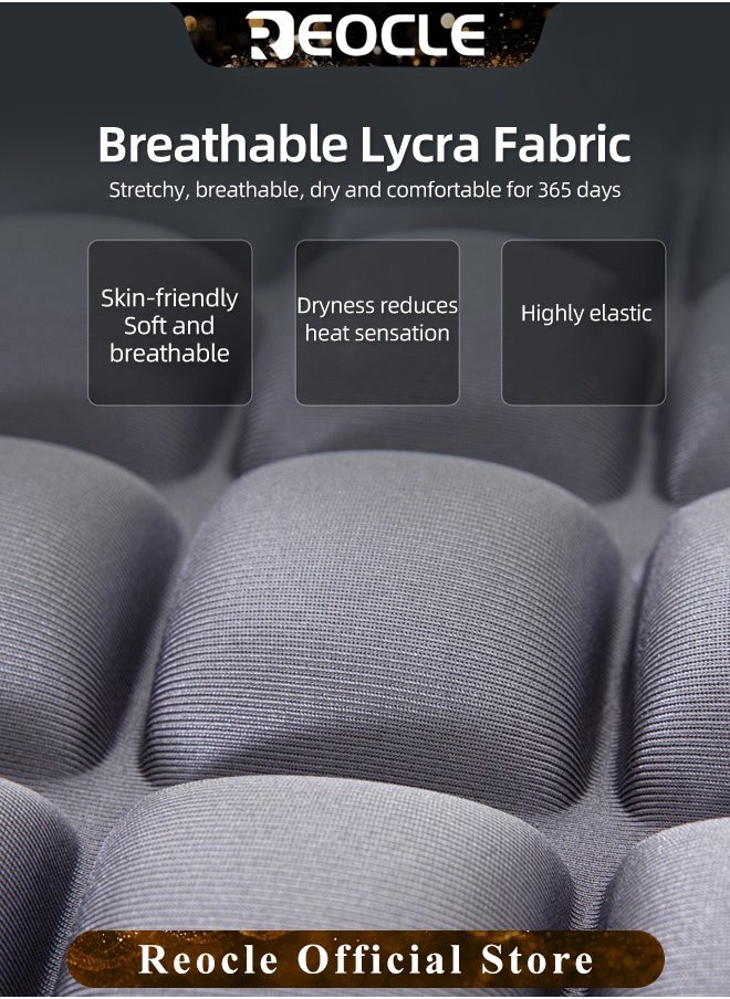 REOCLE - Air Cushion Inflatable Seat Cushions 14 x 14 inch Comfortable Waffle Pads Pressure Sore Cushions for Pressure Relief & Bed Sore - Image 1