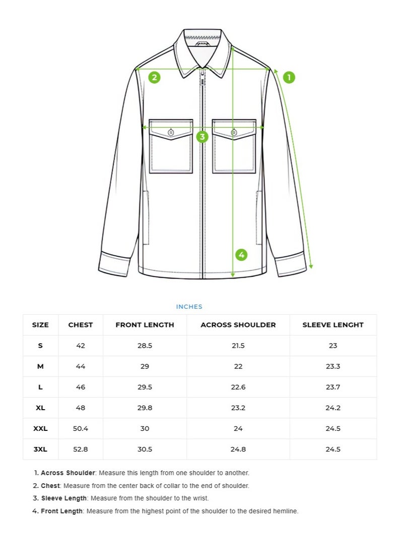 THE BEAR HOUSE - Cotton Shirt for Men | Slim Fit, Short Sleeve, Casual or Formal Button-Down | Soft, Breathable Fabric for Work, Everyday, & All-Season Wear in Stylish - Image 1