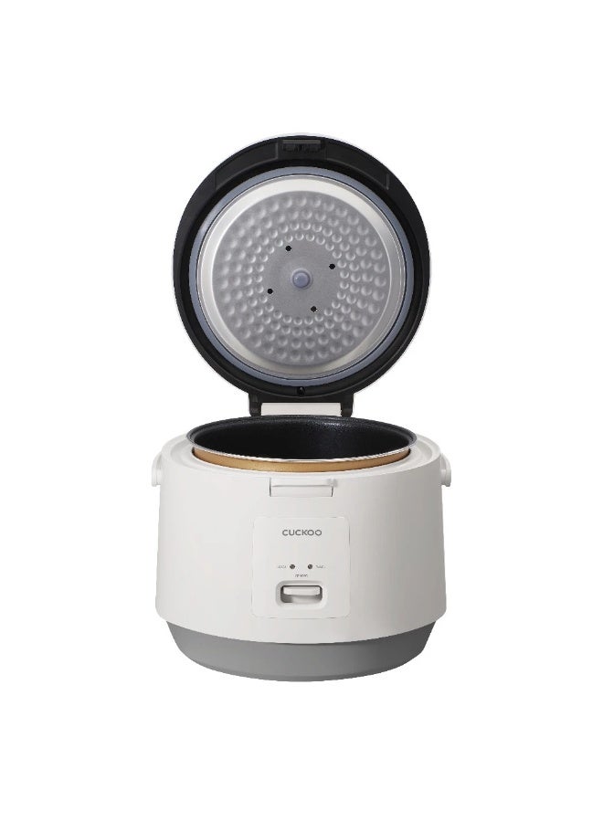 كوكو طباخة أرز كهربائية أساسية مع خاصية الإبقاء على السخونة من كوكو CR-1095 (تكفي لـ10 أكواب / 1.8 لتر)، بوعاء داخلي غير لاصق، باللونين الأبيض والرمادي.     Ask ChatGPT - Image 3