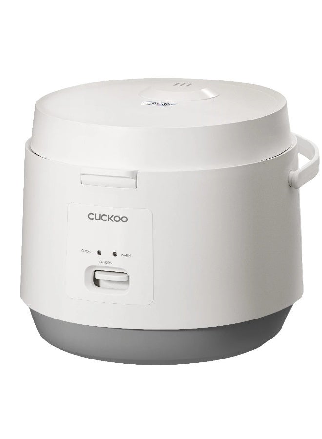 كوكو طباخة أرز كهربائية أساسية مع خاصية الإبقاء على السخونة من كوكو CR-1095 (تكفي لـ10 أكواب / 1.8 لتر)، بوعاء داخلي غير لاصق، باللونين الأبيض والرمادي.     Ask ChatGPT - Image 2