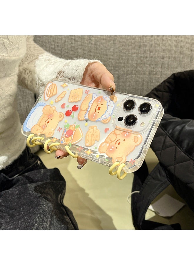 NIBEMINENT Cute Protective TPU Case Cover For iPhone 14 Pro, Butter Bear - Image 1