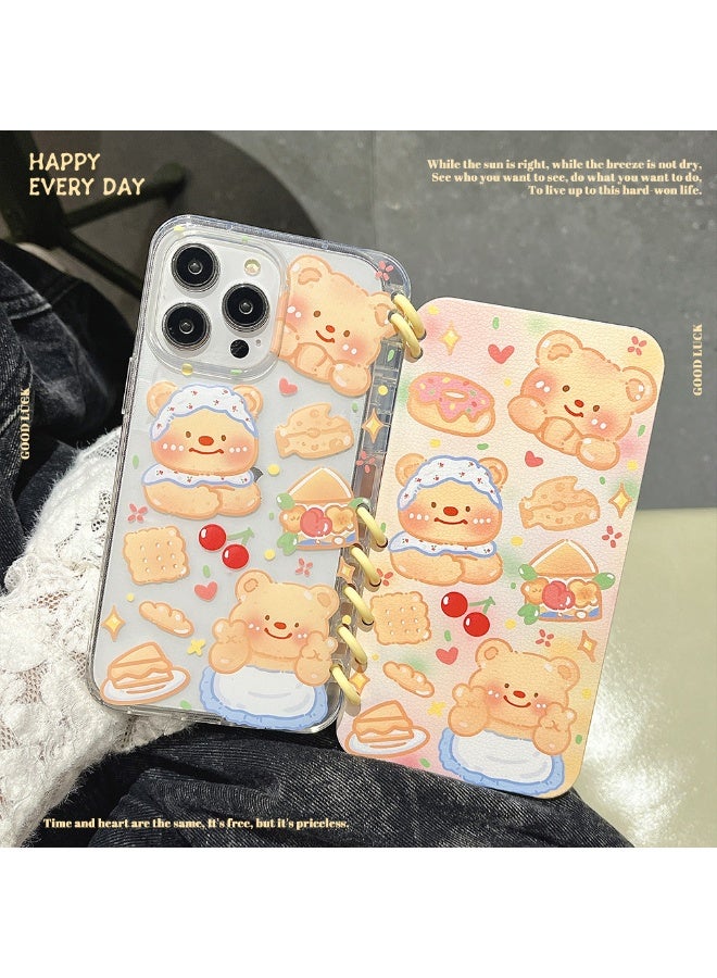 NIBEMINENT Cute Protective TPU Case Cover For iPhone 14 Pro, Butter Bear - Image 2