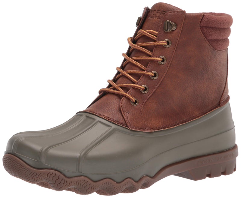 Sperry Top-Sider Men's Seasonal Avenue Duck Boot, TAN/Olive, 8 - Image 1