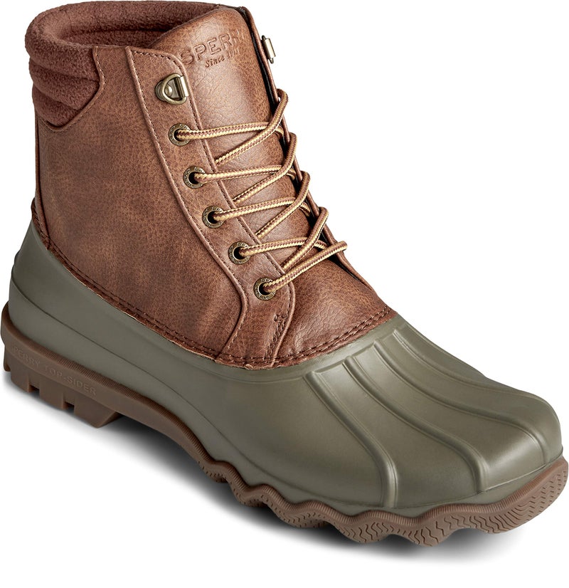Sperry Top-Sider Men's Seasonal Avenue Duck Boot, TAN/Olive, 8 - Image 2