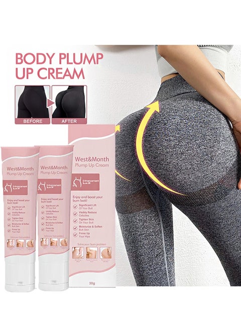 2 Pieces Of Plump Up Cream，Firming And Lifting Cream, Enhance Body Curves