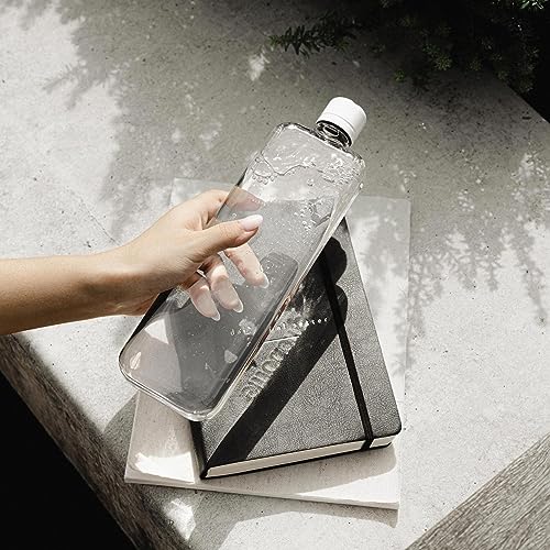 memobottle Slim - 15oz (450ml) - Sleek, Slim & Flat Water Bottle for Bags, Laptops & Books | BPA Free Tritan | Modern, Minimalist | Ideal for Gym & Daily Use - Image 4
