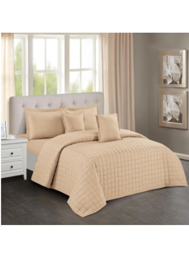 Single and a half bed sheet set, plain, compressed, 4 pieces – modern elegance and ultimate comfort - Image 1