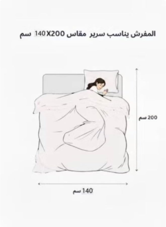 Single and a half bed sheet set, plain, compressed, 4 pieces – modern elegance and ultimate comfort - Image 5