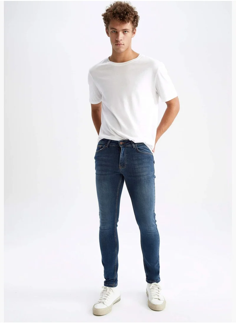 ديفاكتو Man Skinny Fit Denim Denim Trousers