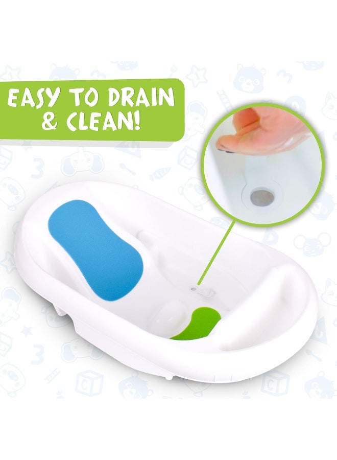 Sunny Days Entertainment CoComelon Official Newborn to Toddler Bath - 3-in-1 Baby Tub with Removable Sling - Image 5