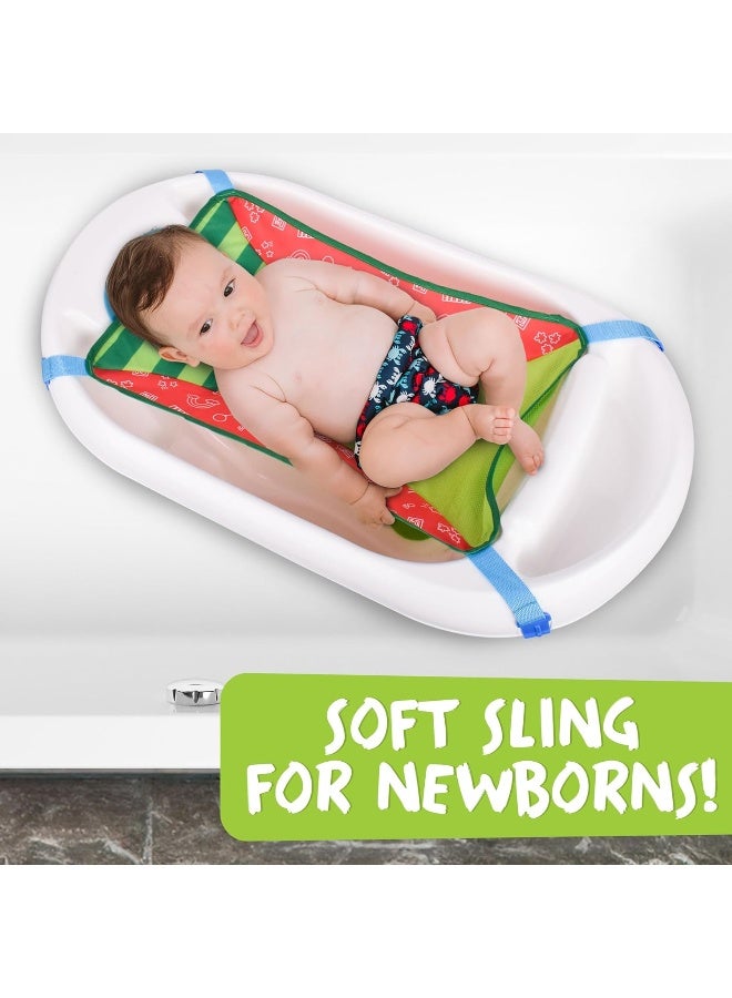Sunny Days Entertainment CoComelon Official Newborn to Toddler Bath - 3-in-1 Baby Tub with Removable Sling - Image 4