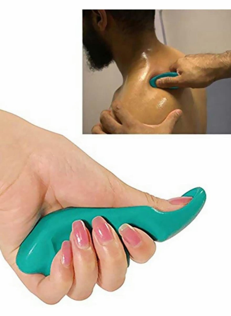 Y&D Deep Tissue Massage Tool, Hand Held Tool Manual Easy Palm Fit Effective Plastic Trigger Point Massager for Gentle Pressure 4 Pieces  - Image 2