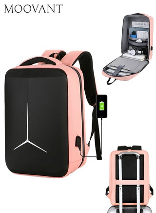 Moovant 15-16 Inch Hard Shell Laptop Backpack, Casual Backpack for