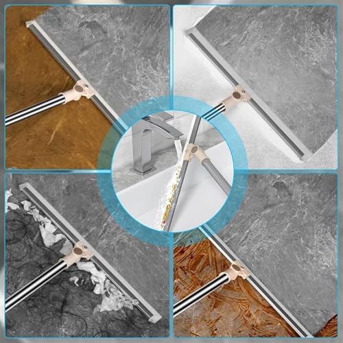 REDMART Multifunctional Magic Broom & Floor Squeegee - 180° Rotatable Silicone Wiper for Bathroom Water, Pet Hair Removal & Glass Cleaning - Image 5