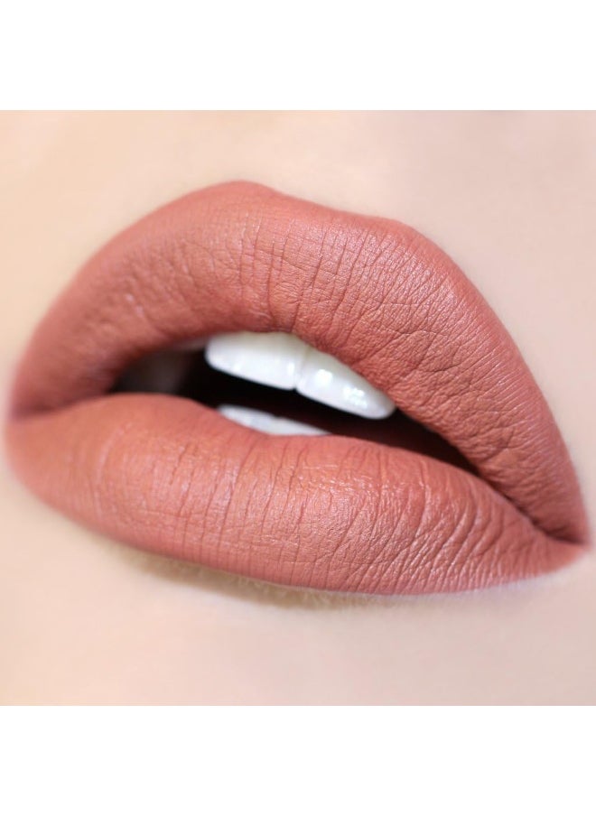 girlactik - Usa. Matte Lip Liquid In Nude Shade. Longwear, Pigmented & Non-Drying Lipstick. - Posh - Image 1