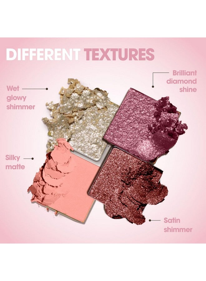 Lamora Nude Pink Eyeshadow Palette 12 Rose Highly Pigmented Shimmer & Matte Shades Travel Size Makeup Palette With Mirror - Image 5