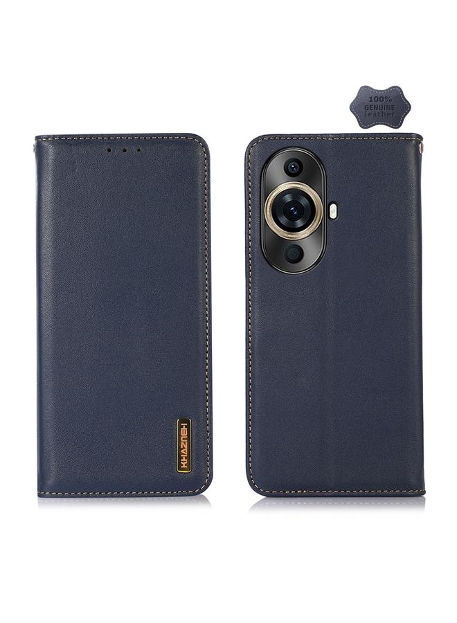 جرين تايجر جراب لهاتف Huawei Nova 11 Pro / 11 Ultra من KHAZNEH مصنوع من جلد البقر بطبقة علوية من جلد النابا - Image 1