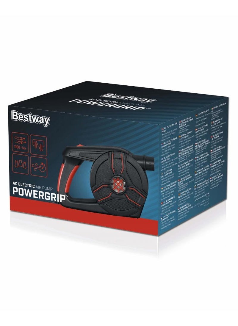 Bestway Bestway Air Pump Power Grip | Electric Pump | Inflating/Deflating | Pump for Air Mattress, Swim Ring, Inflatable Pool and Floats  - Image 2