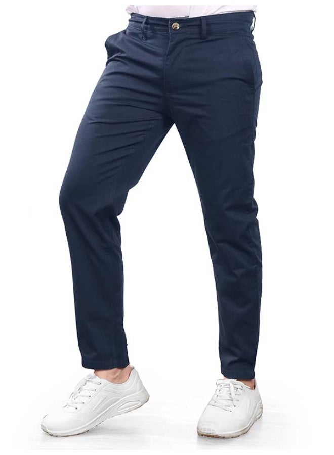 YANEK Men’s Slim Fit Chino Trousers – Stretch Cotton Pants | Casual & Formal Wear | Mult... - Image 1