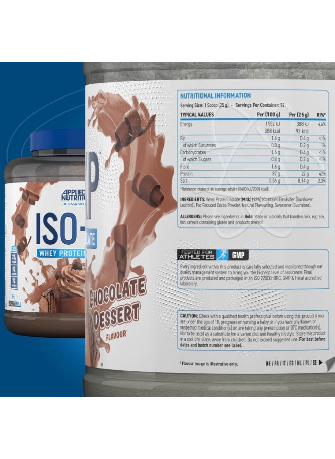 Applied Nutrition Applied Nutrition ISO-XP 1.8kg – Chocolate Dessert Flavor  - Image 2