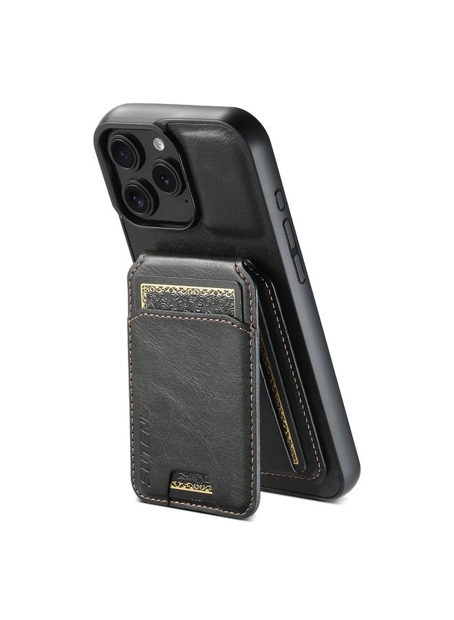 Suteni Case For iPhone 16 Pro H02 Leather Wallet Stand Back Phone Case - Image 1